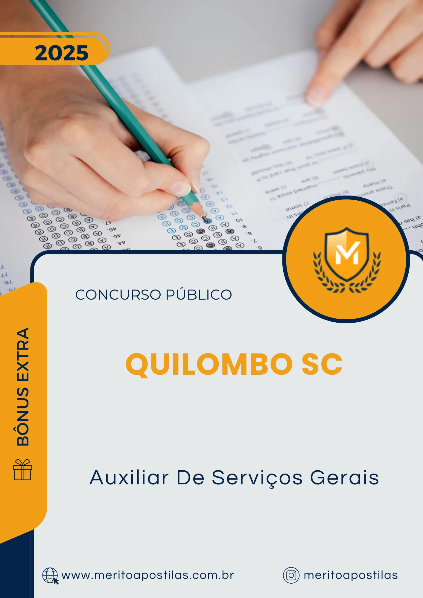 Apostila Auxiliar De Serviços Gerais Prefeitura de Quilombo SC 2025
