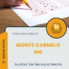 Apostila Auxiliar De Serviços Gerais Câmara de Monte Carmelo MG 2026