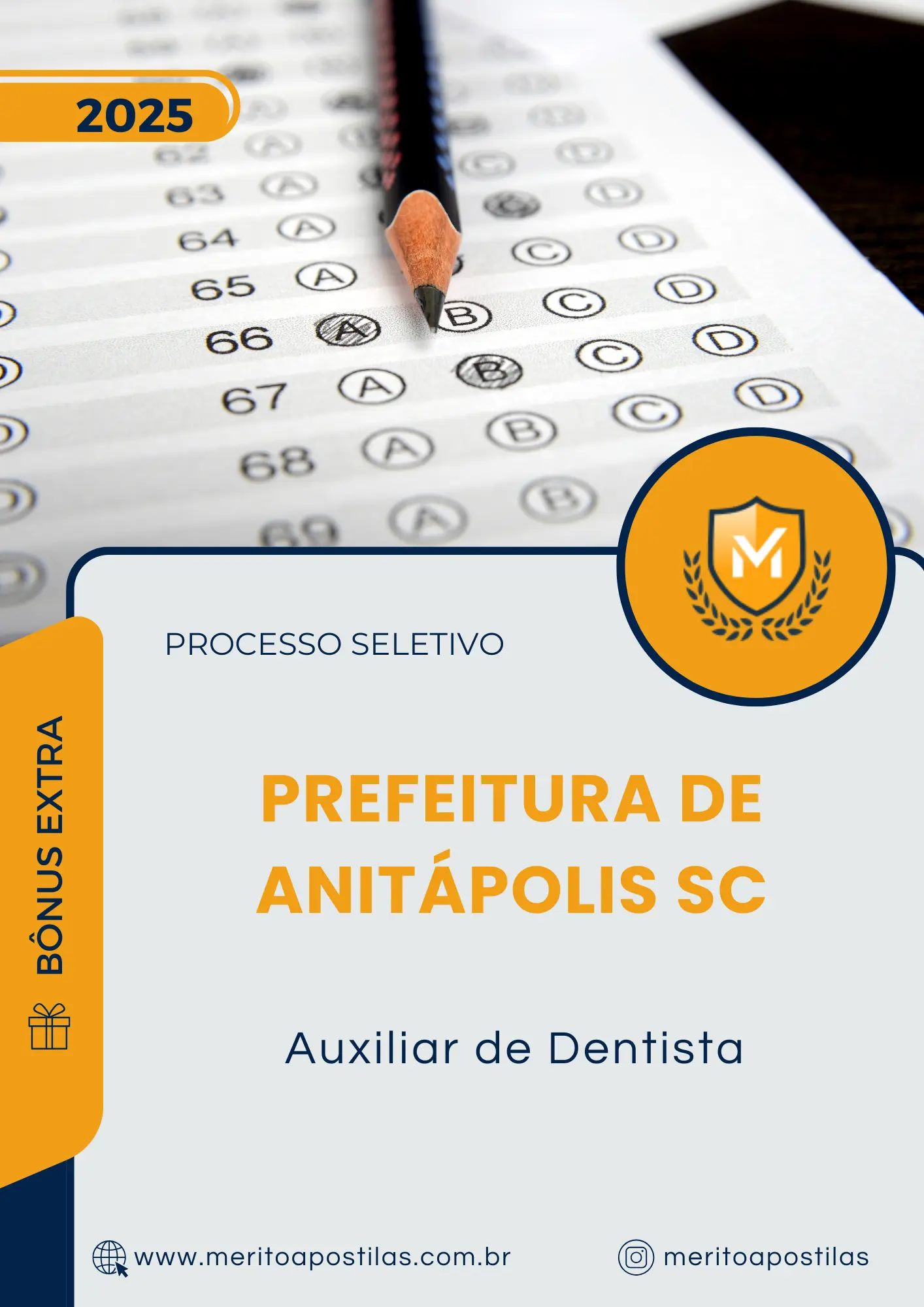 Apostila Auxiliar de Dentista Prefeitura de Anitápolis SC 2025