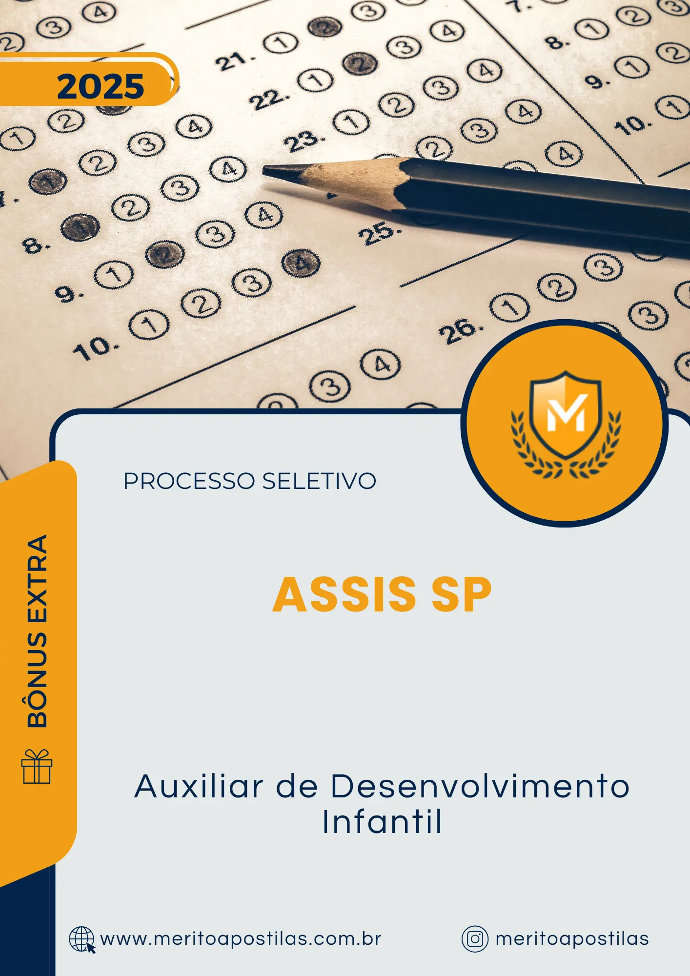 Apostila Auxiliar de Desenvolvimento Infantil Prefeitura de Assis SP 2025