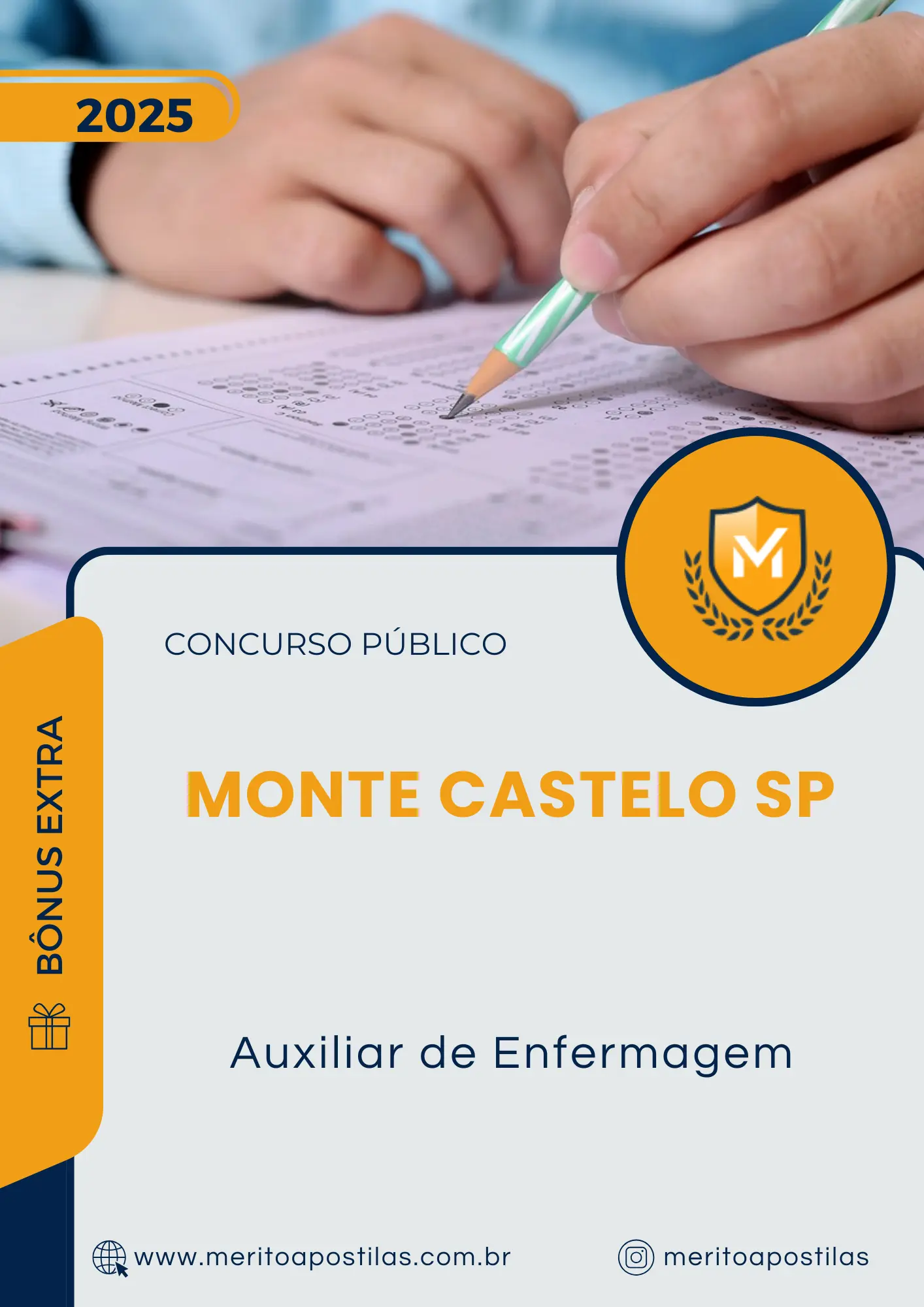 Apostila Auxiliar de Enfermagem Prefeitura de Monte Castelo SP 2025