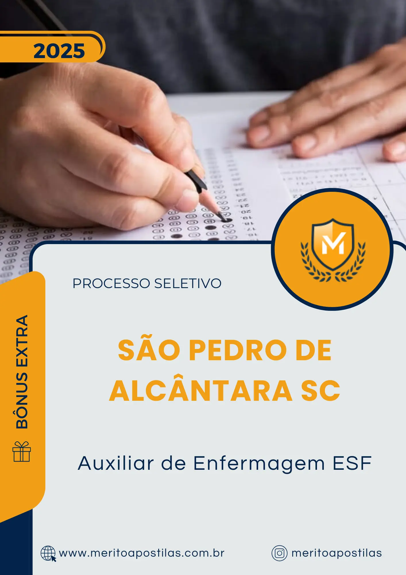 Apostila Auxiliar de Enfermagem ESF Prefeitura de São Pedro de Alcântara SC 2025