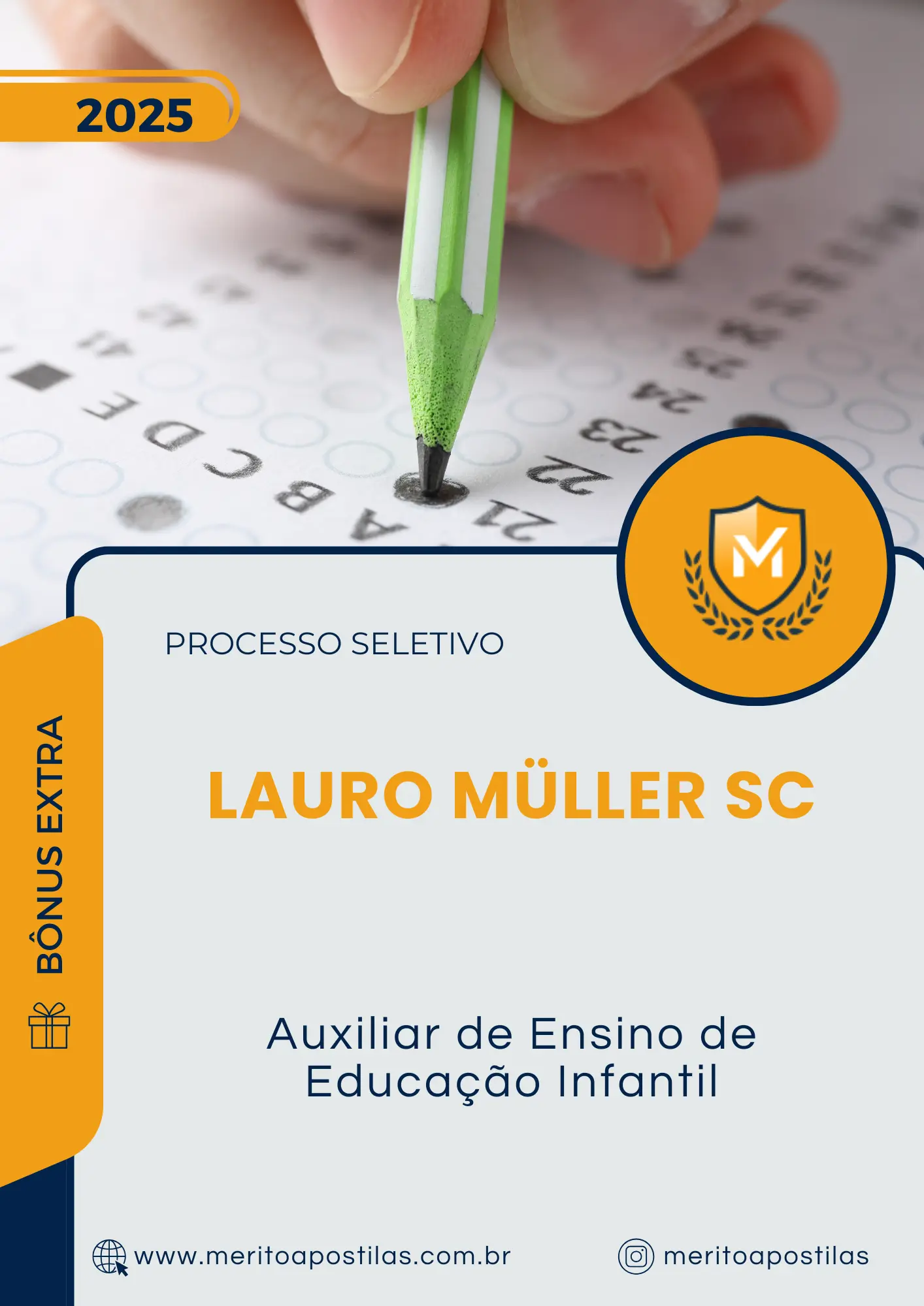 Apostila Auxiliar de Ensino de Educação Infantil Prefeitura de Lauro Müller SC 2025