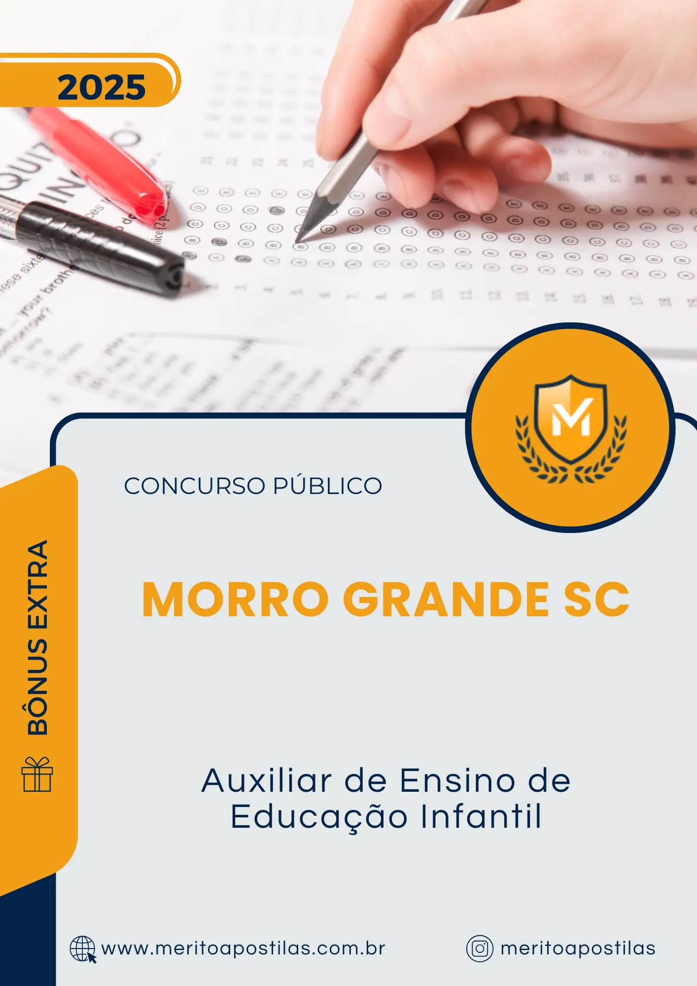 Apostila Auxiliar de Ensino de Educação Infantil Prefeitura de Morro Grande SC 2025