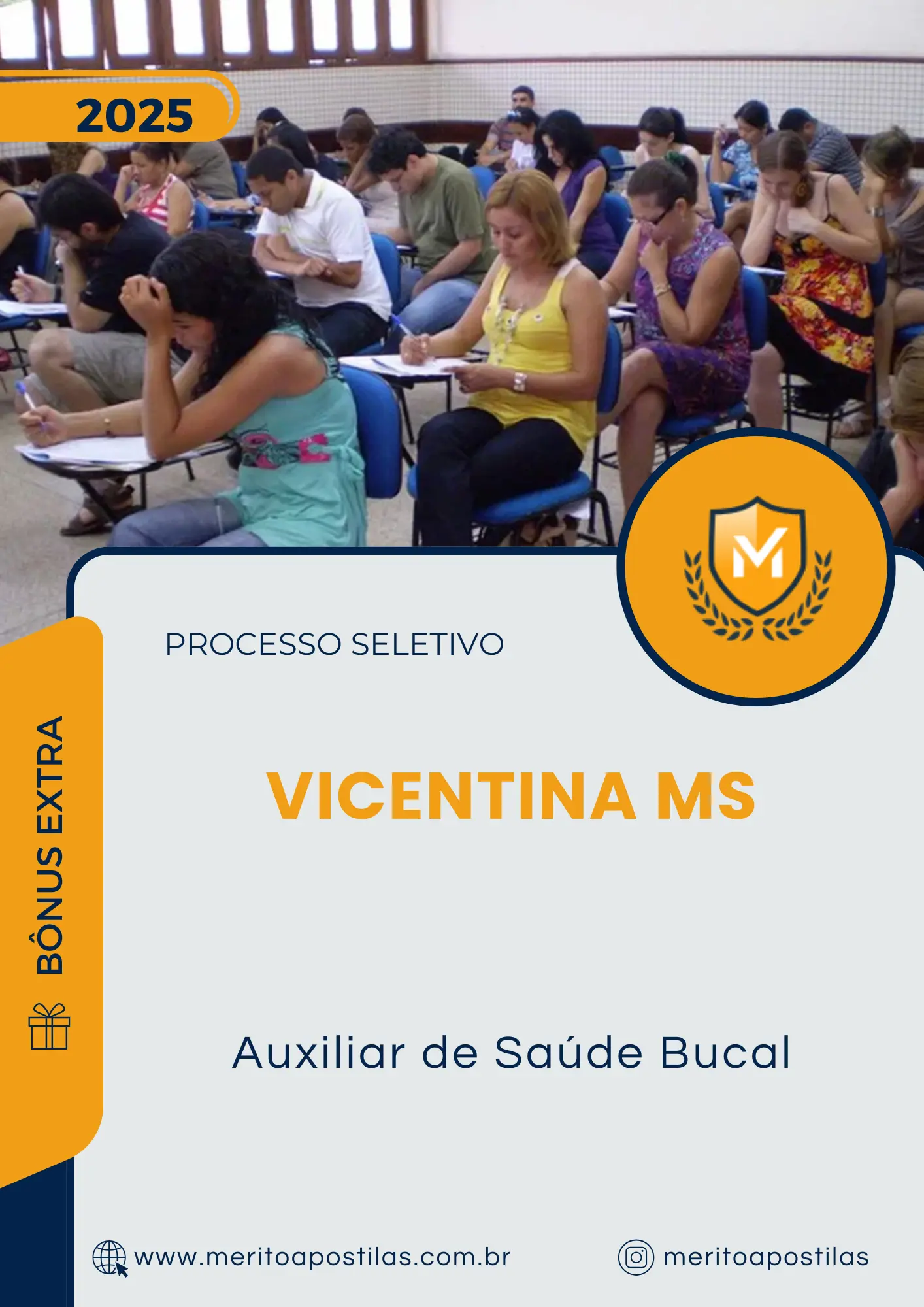 Apostila Auxiliar de Saúde Bucal Prefeitura de Vicentina MS 2025
