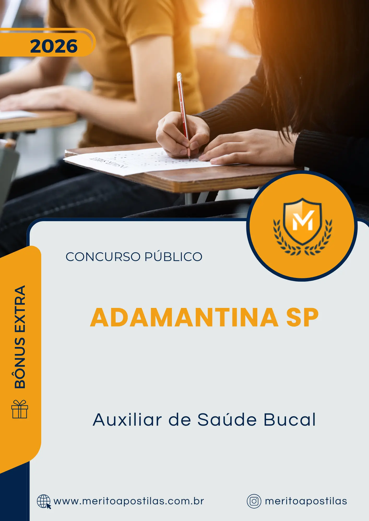 Apostila Auxiliar de Saúde Bucal Prefeitura de Adamantina SP 2026