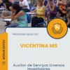 Apostila Auxiliar de Serviços Diversos Hospitalares Prefeitura de Vicentina MS 2025