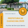 Apostila Auxiliar de Serviços Gerais Prefeitura de Caxias MA 2025