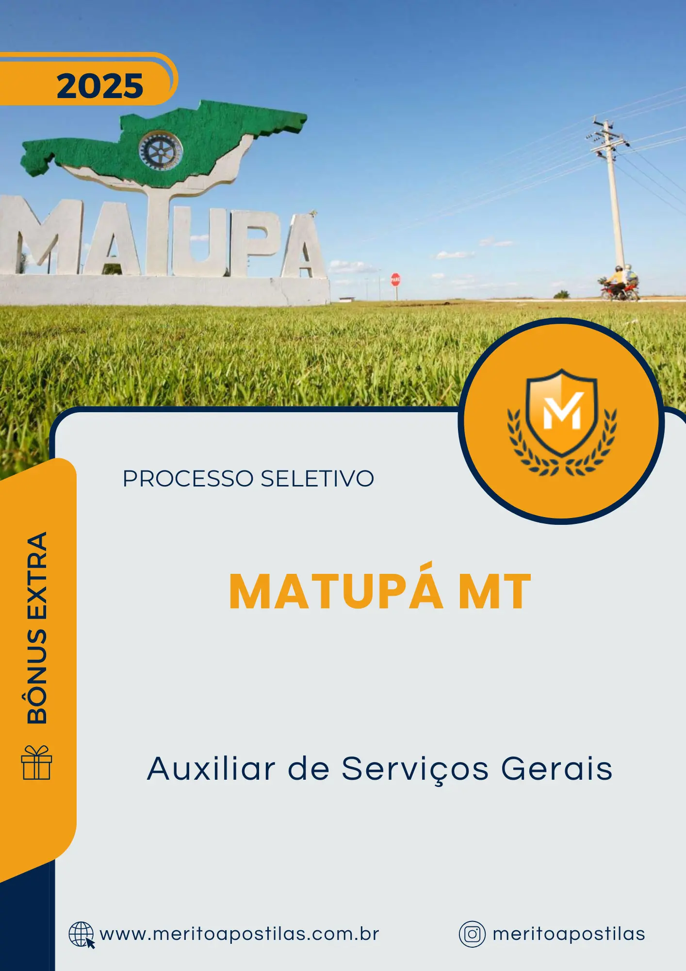 Apostila Auxiliar de Serviços Gerais Prefeitura de Matupá MT 2025