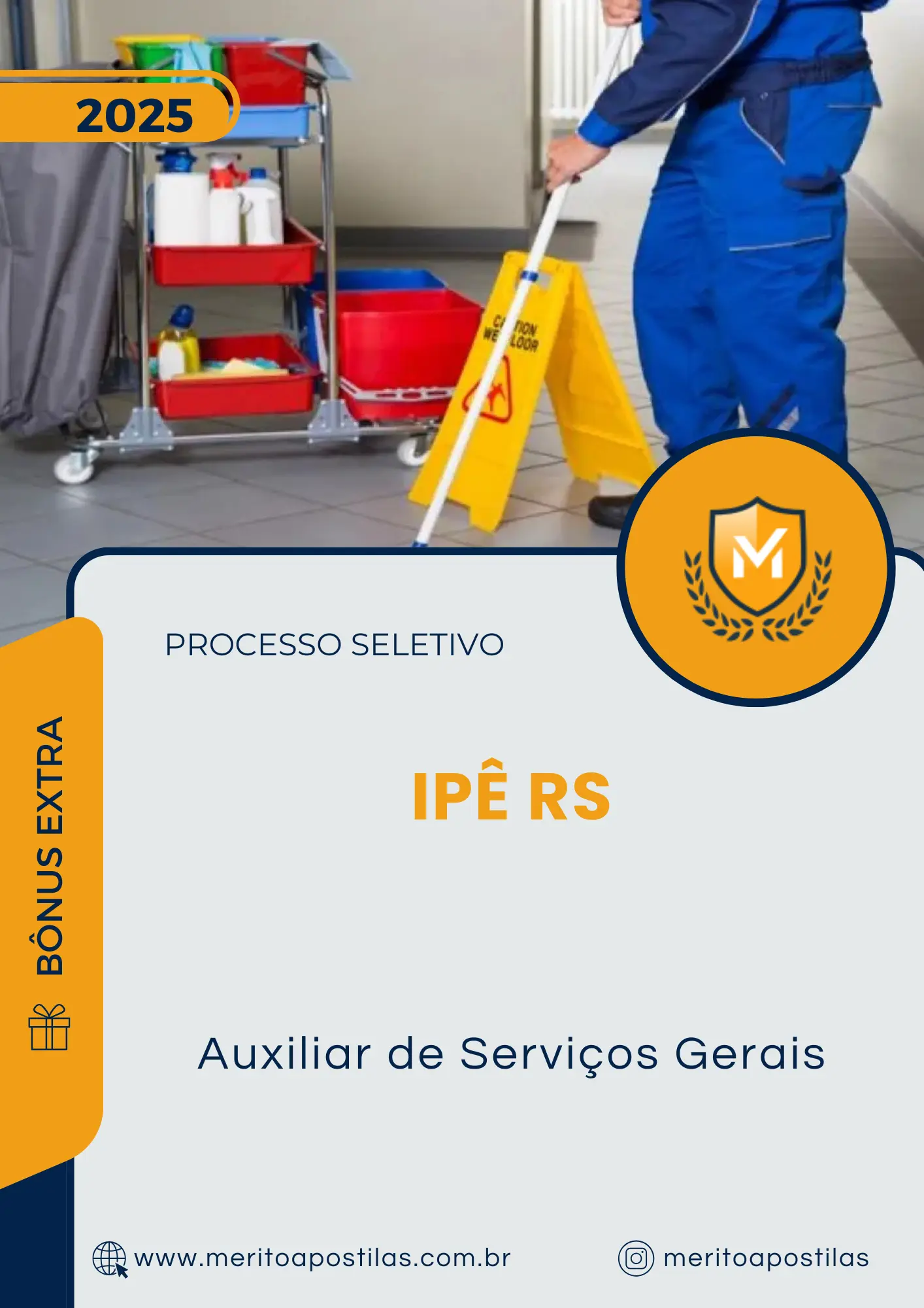 Apostila Auxiliar de Serviços Gerais Prefeitura de Ipê RS 2025