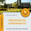 Apostila Auxiliar de Serviços Gerais Prefeitura de Canoinhas SC 2025