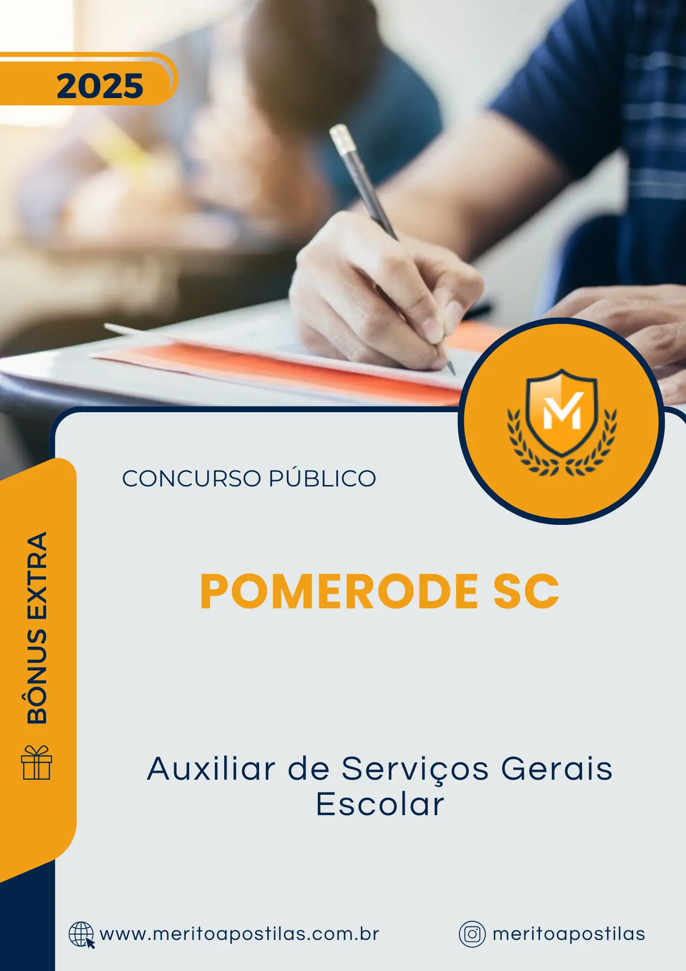 Apostila Auxiliar de Serviços Gerais Escolar Prefeitura de Pomerode SC 2025