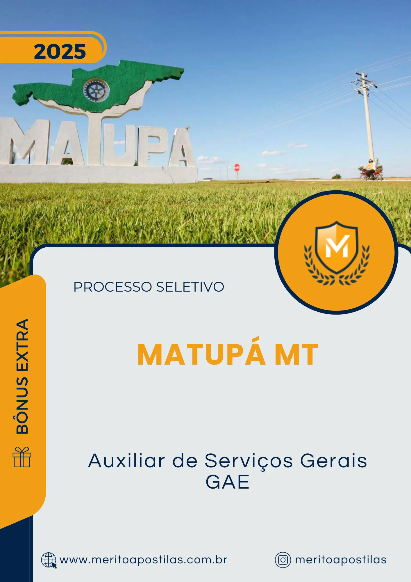 Apostila Auxiliar de Serviços Gerais GAE Prefeitura de Matupá MT 2025