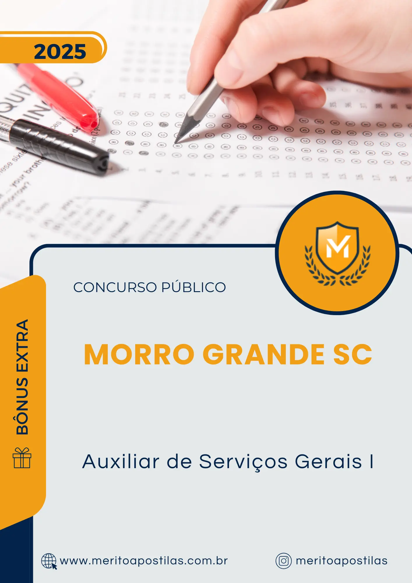 Apostila Auxiliar de Serviços Gerais I Prefeitura de Morro Grande SC 2025