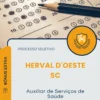 Apostila Auxiliar de Serviços de Saúde Prefeitura de Herval d'Oeste SC 2025