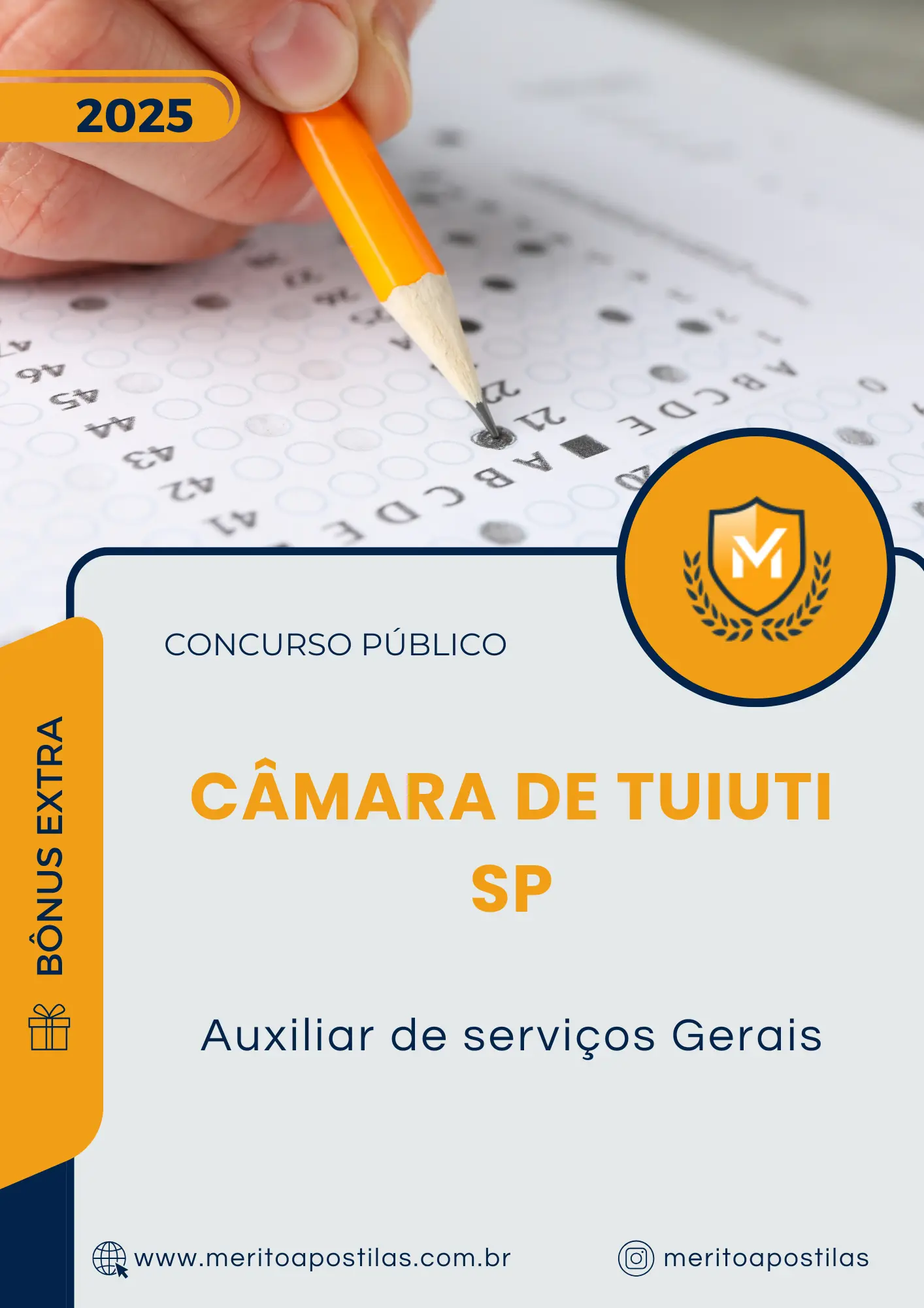 Apostila Auxiliar de Serviços Gerais Câmara de Tuiuti SP 2025