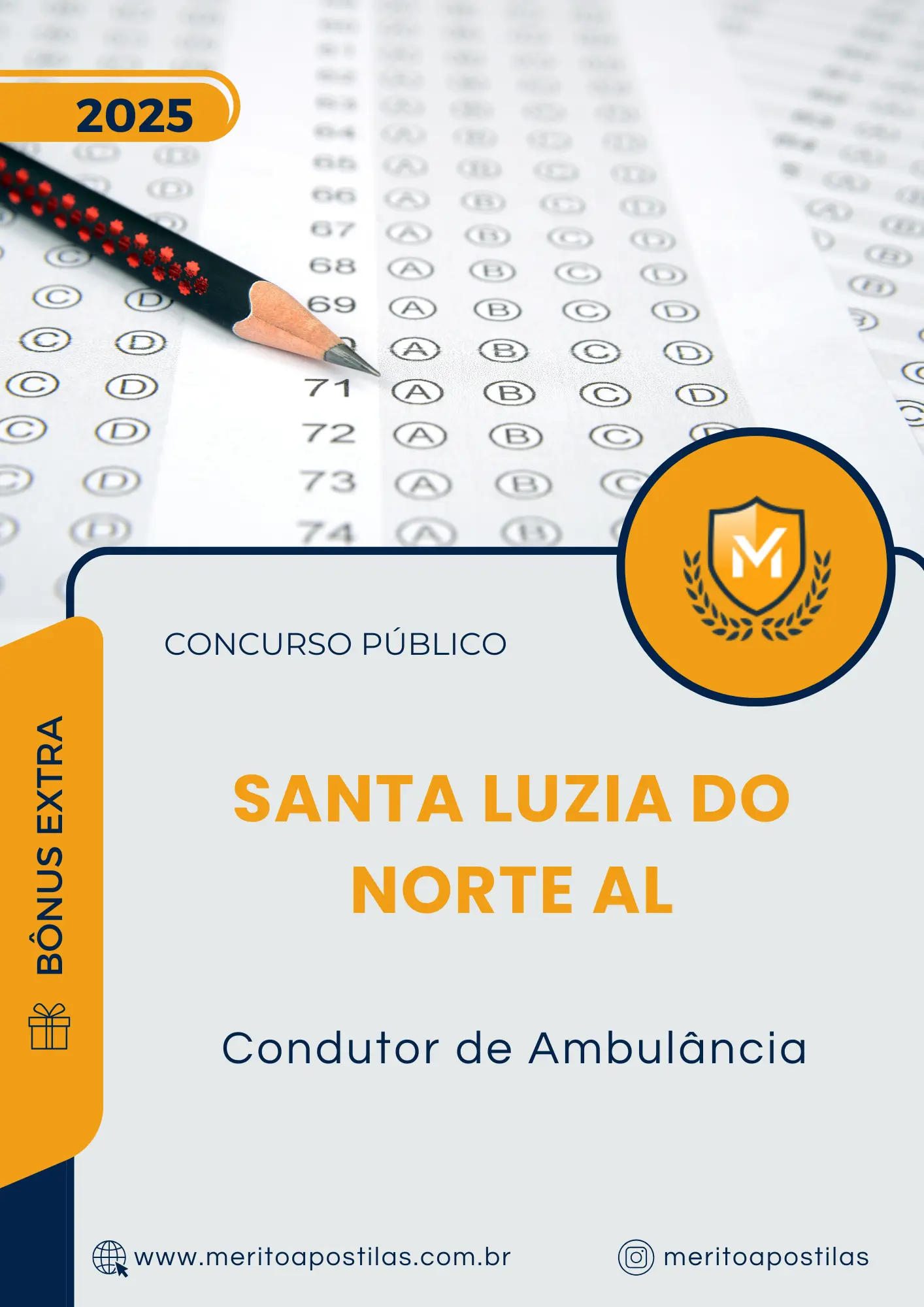 Apostila Condutor de Ambulância Prefeitura de Santa Luzia do Norte AL 2025