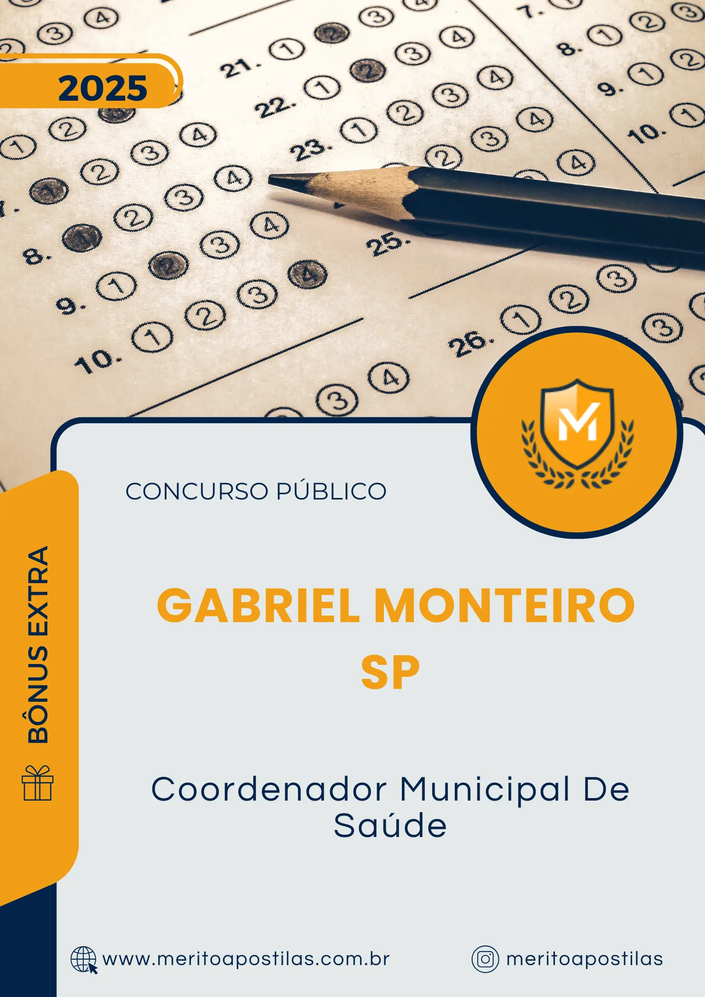 Apostila Coordenador Municipal De Saúde Prefeitura de Gabriel Monteiro SP 2025