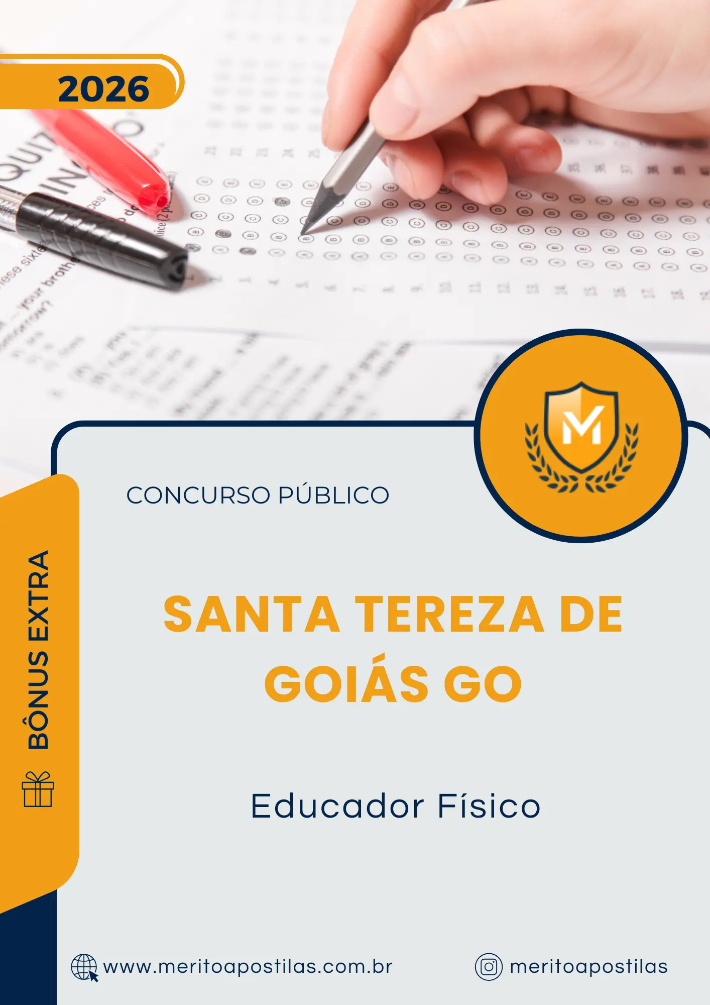 Apostila Educador Físico Prefeitura de Santa Tereza de Goiás GO 2026