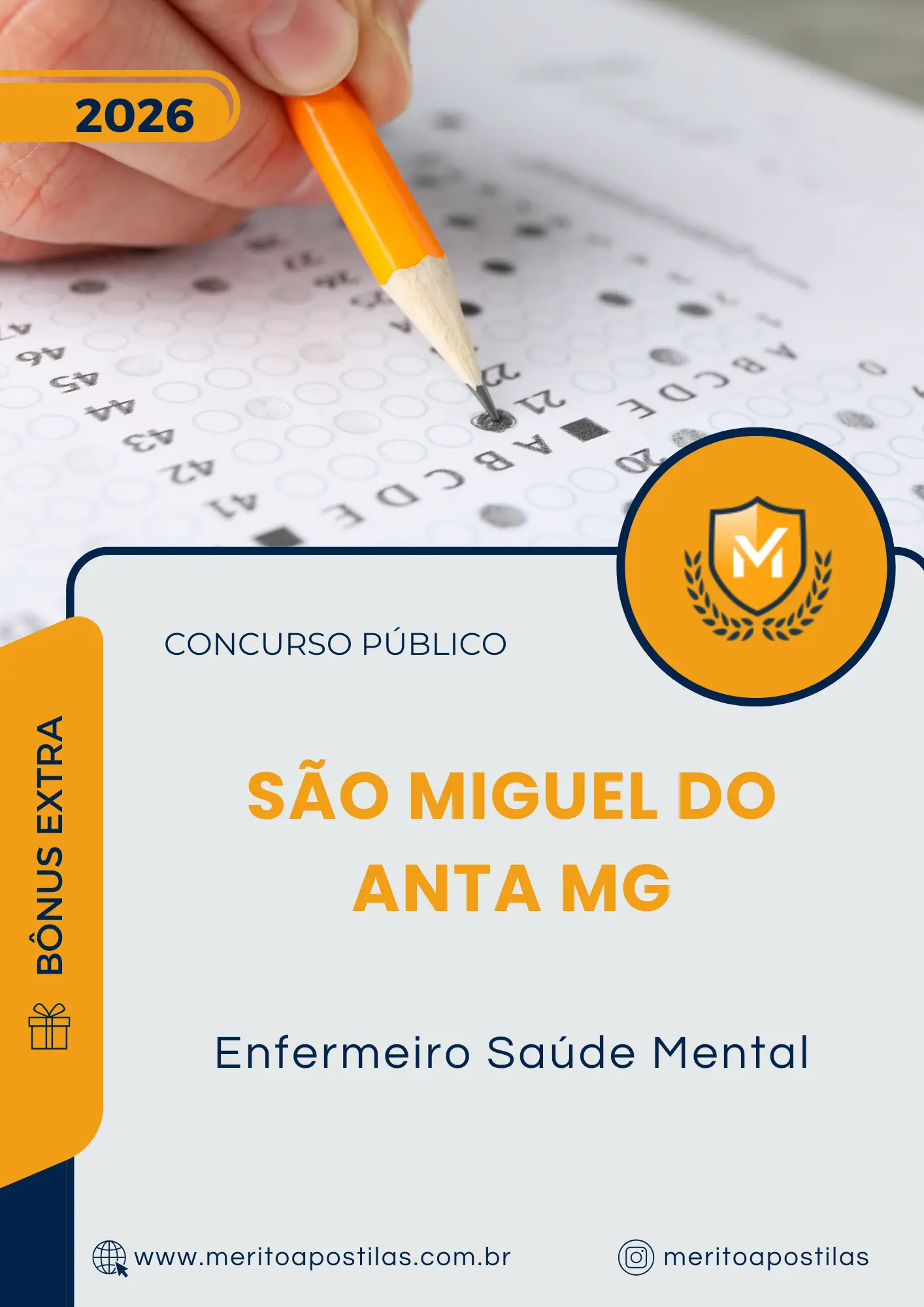 Apostila Enfermeiro Saúde Mental Prefeitura de São Miguel do Anta MG 2026