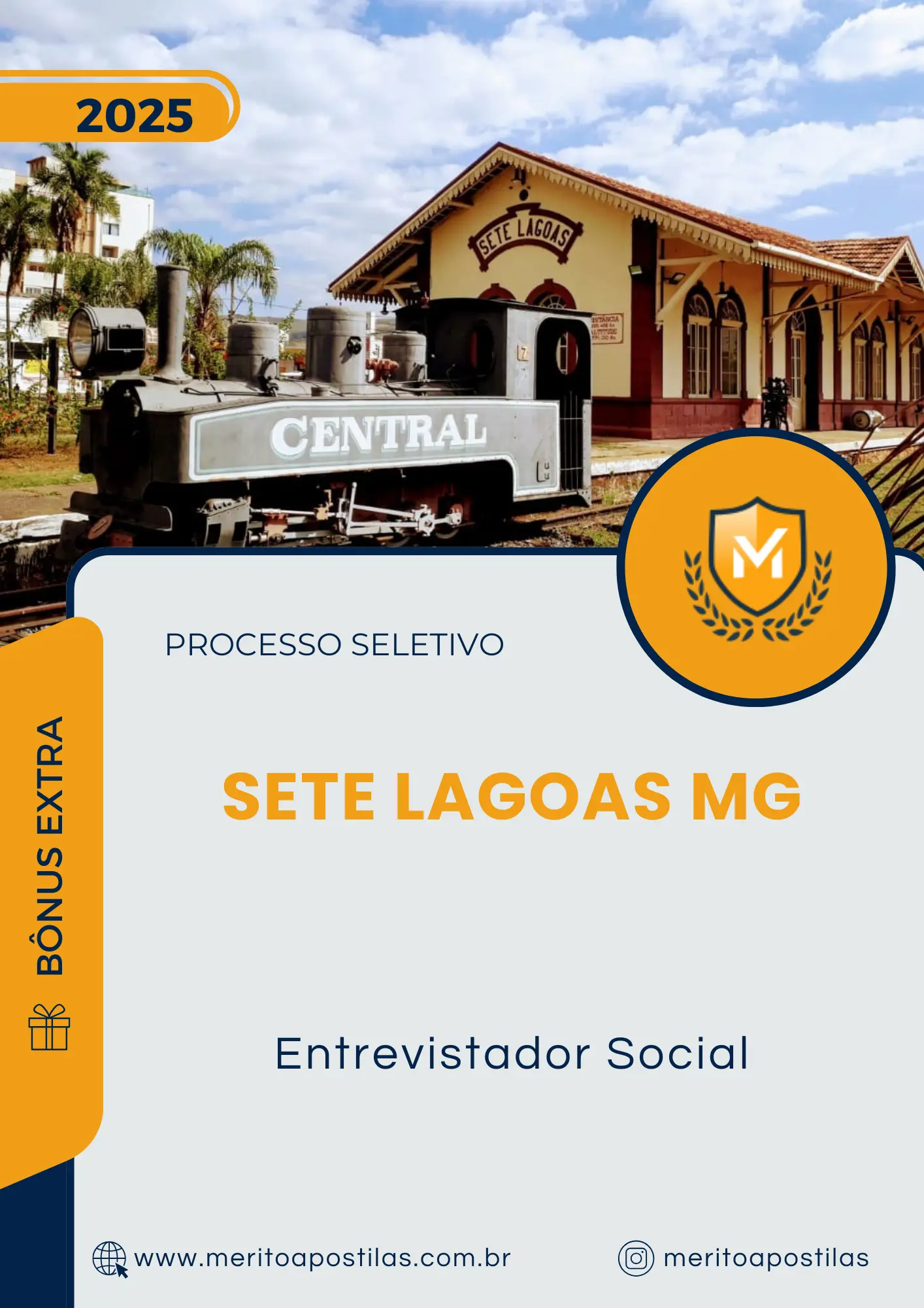 Apostila Entrevistador Social Prefeitura de Sete Lagoas MG 2025