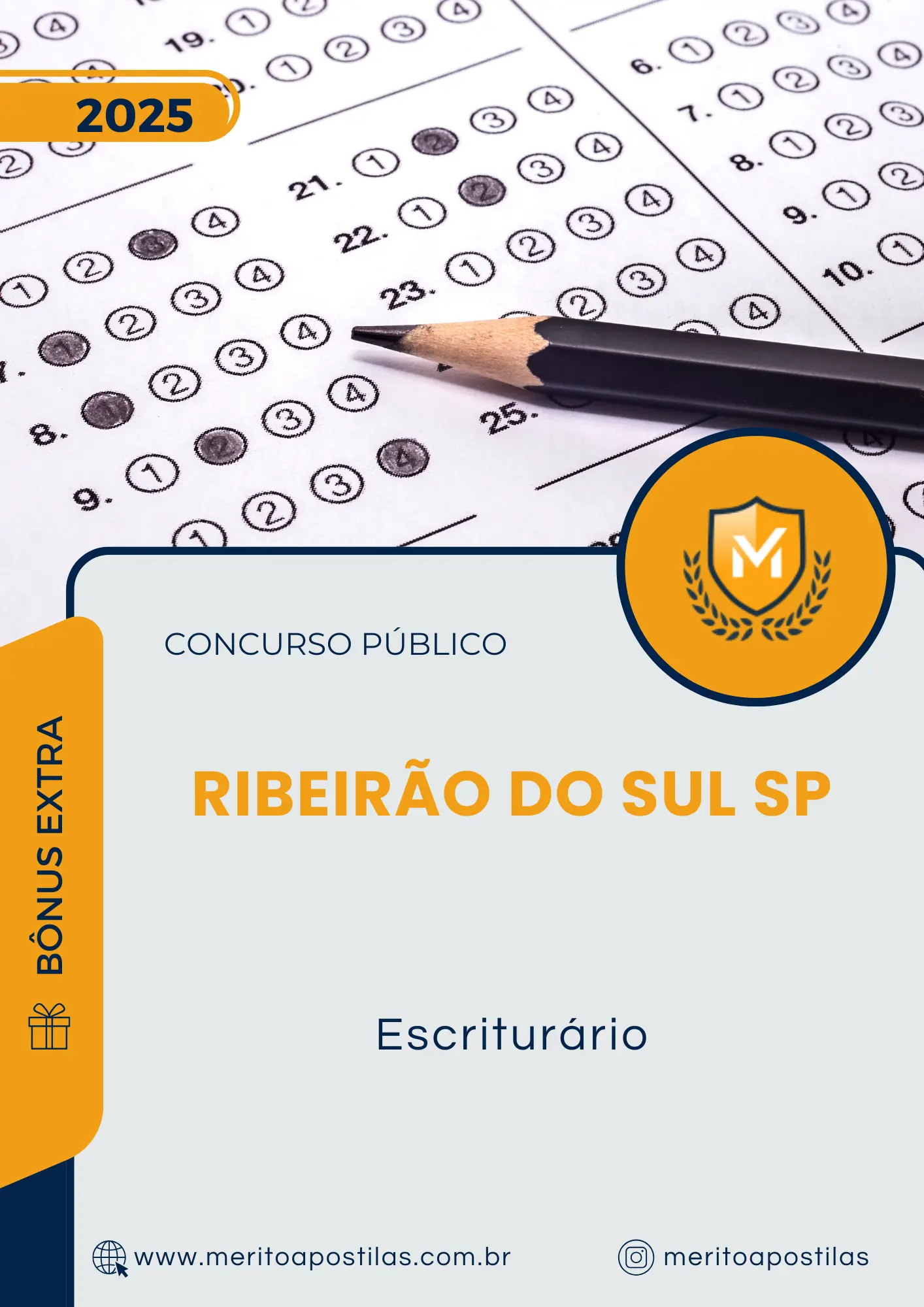 Apostila Escriturário Prefeitura de Ribeirão do Sul SP 2025