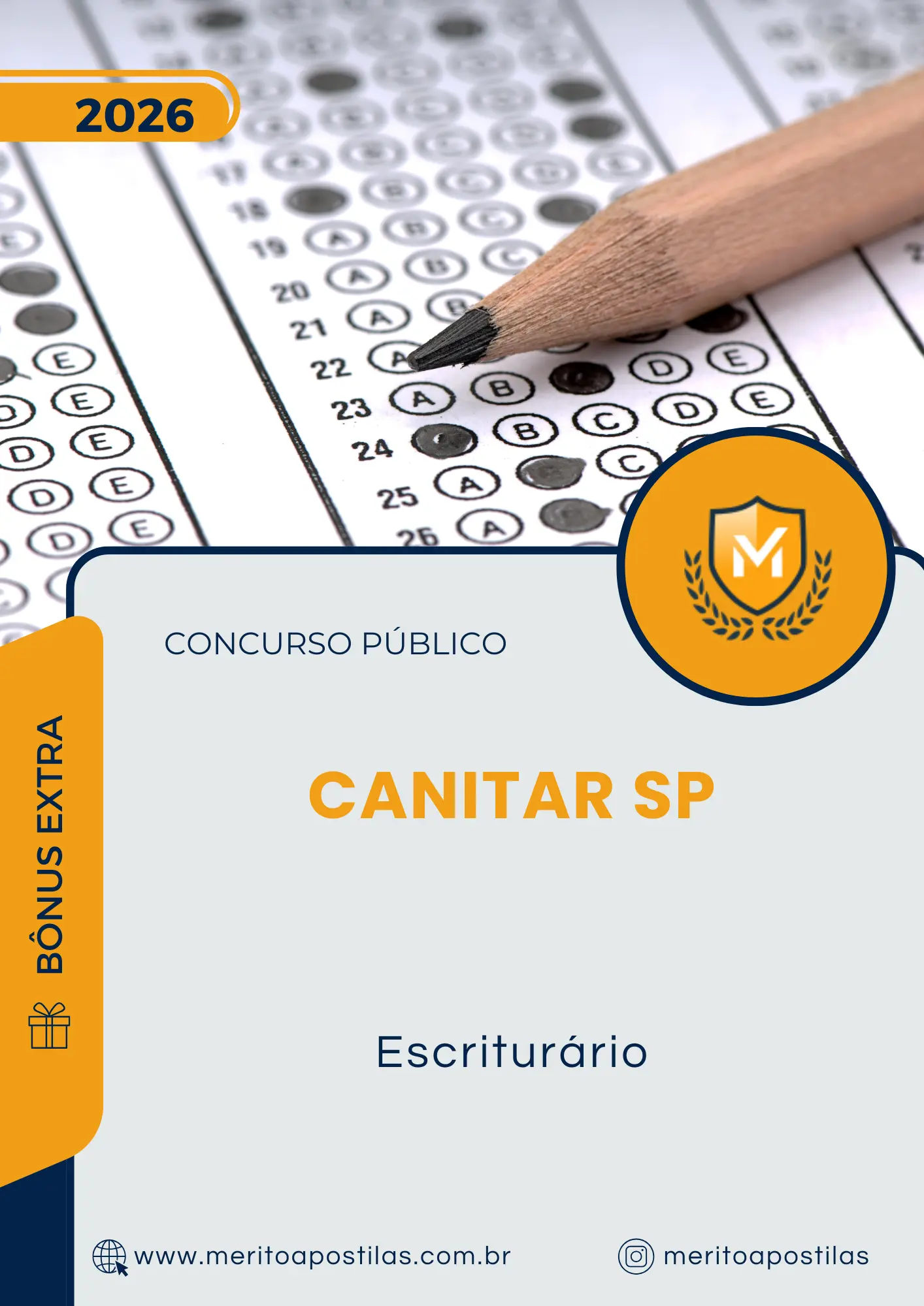 Apostila Escriturário Prefeitura de Canitar SP 2026