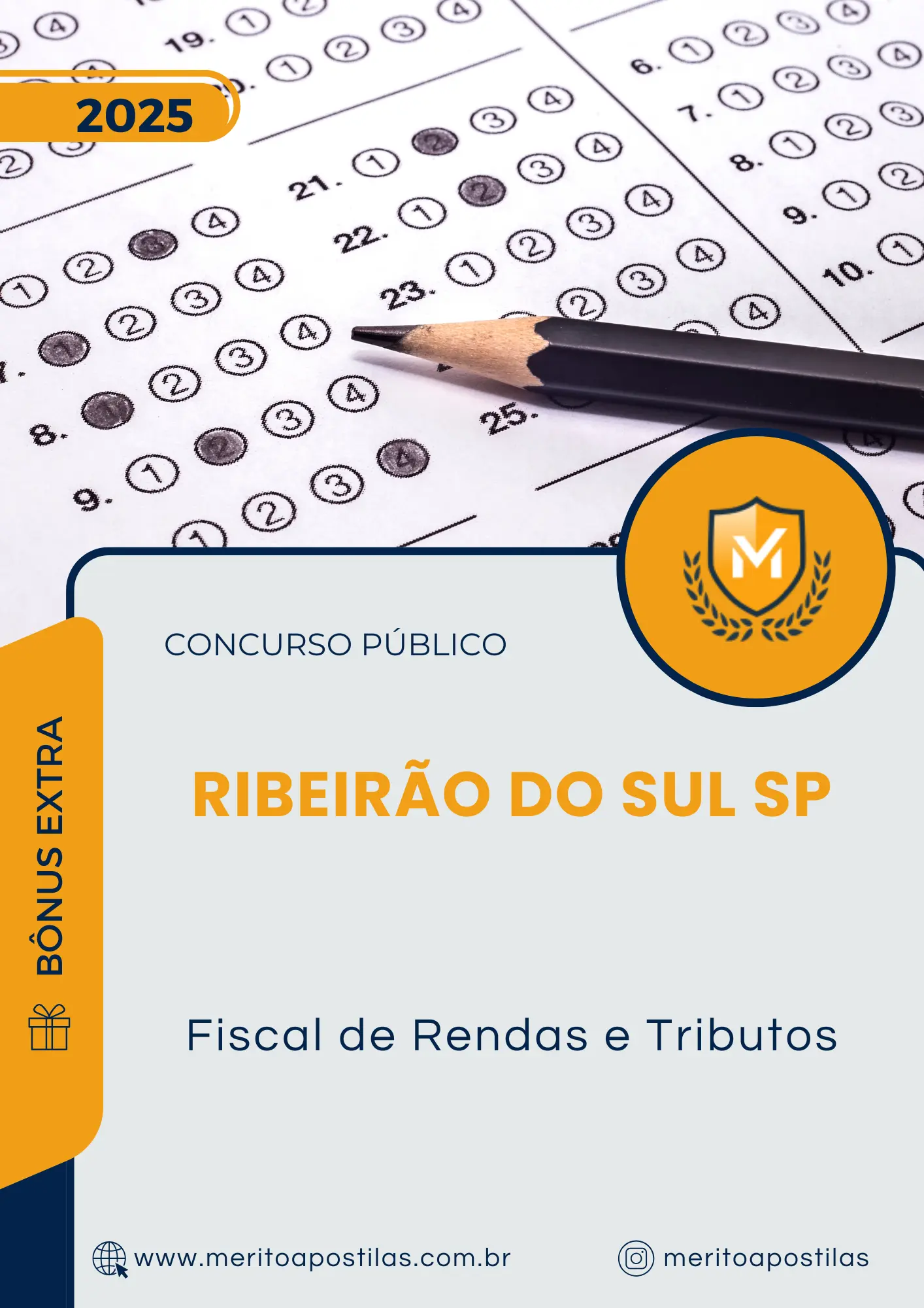 Apostila Fiscal de Rendas e Tributos Prefeitura de Ribeirão do Sul SP 2025