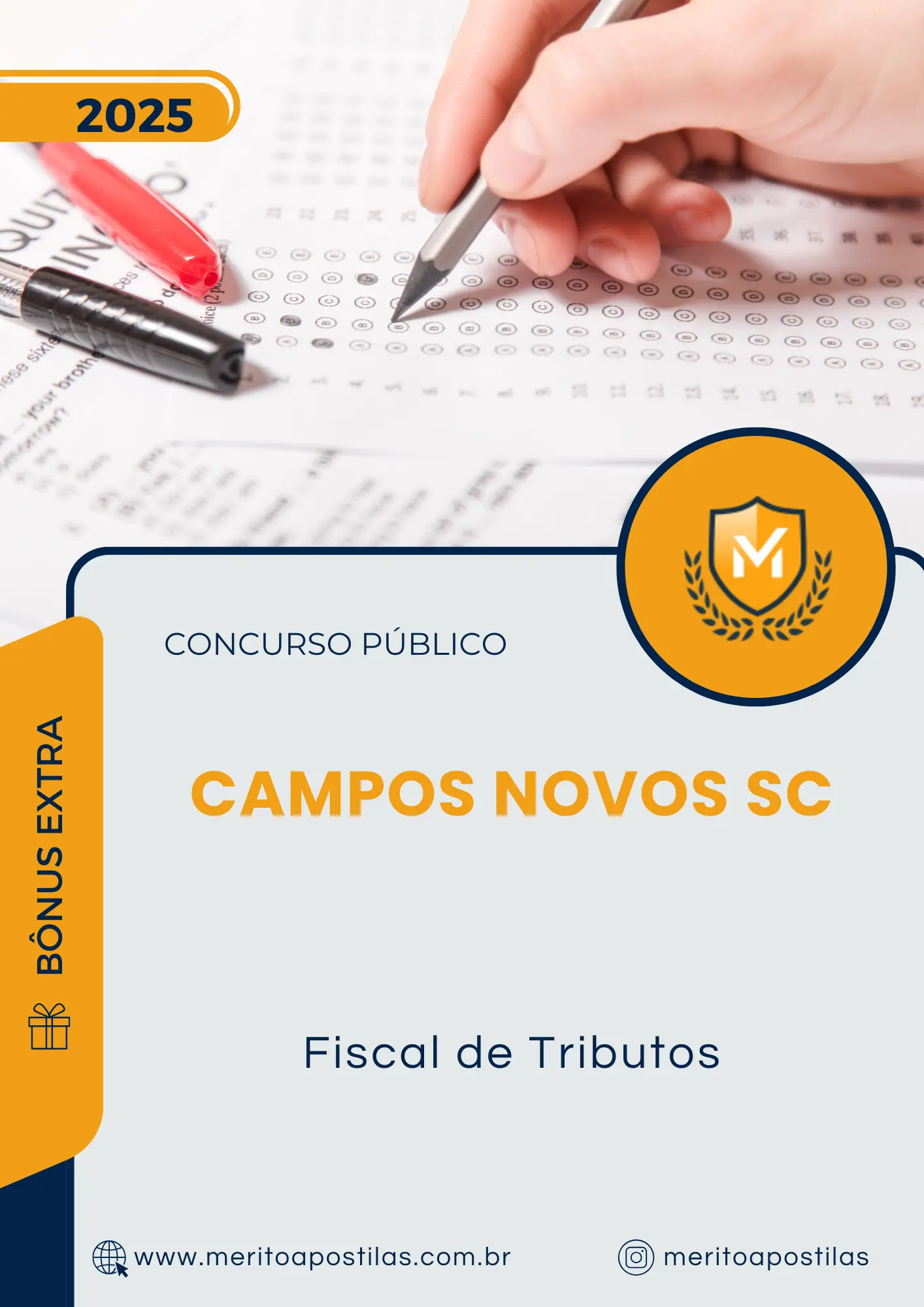 Apostila Fiscal de Tributos Prefeitura de Campos Novos SC 2025
