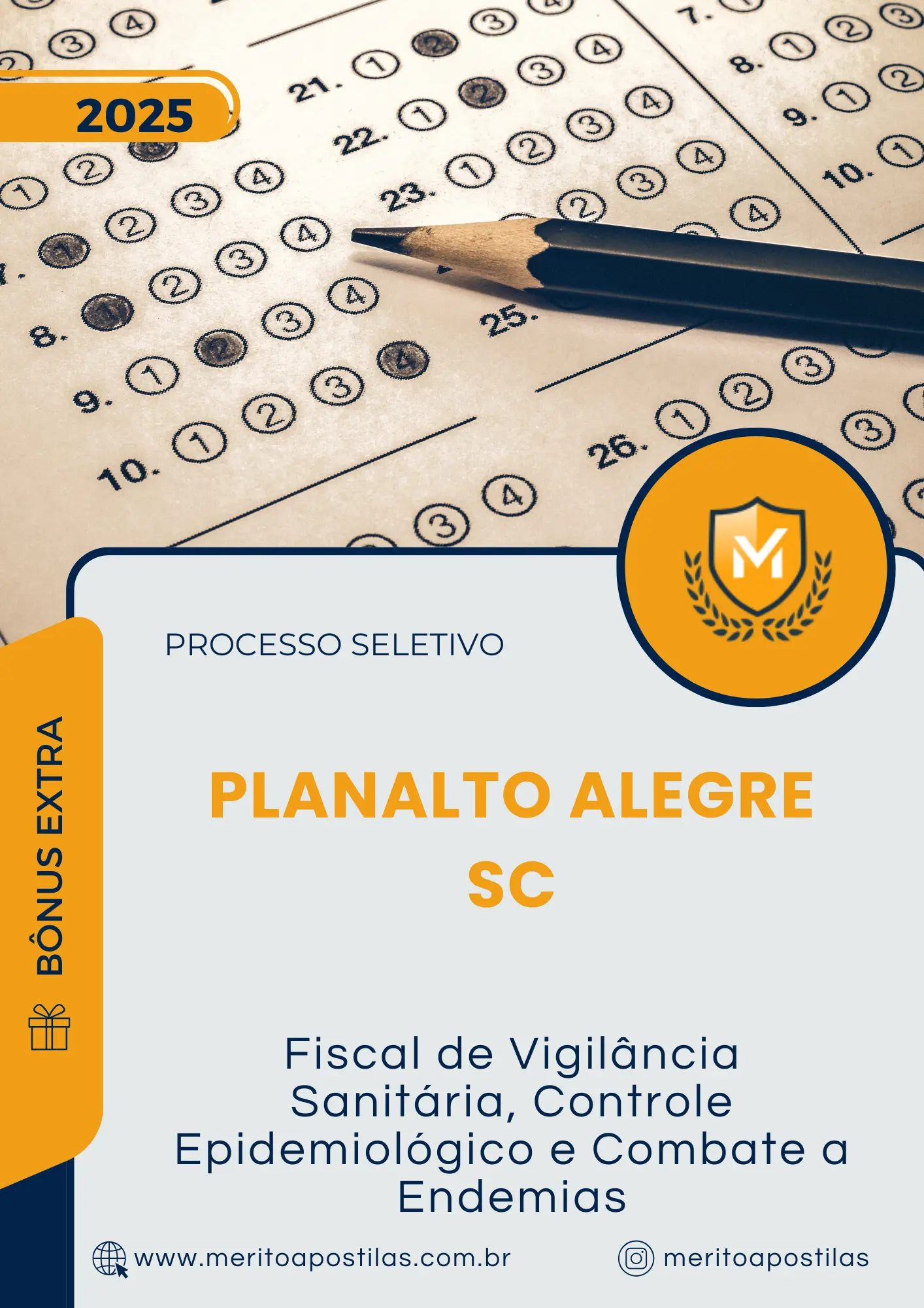 Apostila Fiscal de Vigilância Sanitária Controle Epidemiológico e Combate a Endemias Prefeitura de Planalto Alegre SC 2025