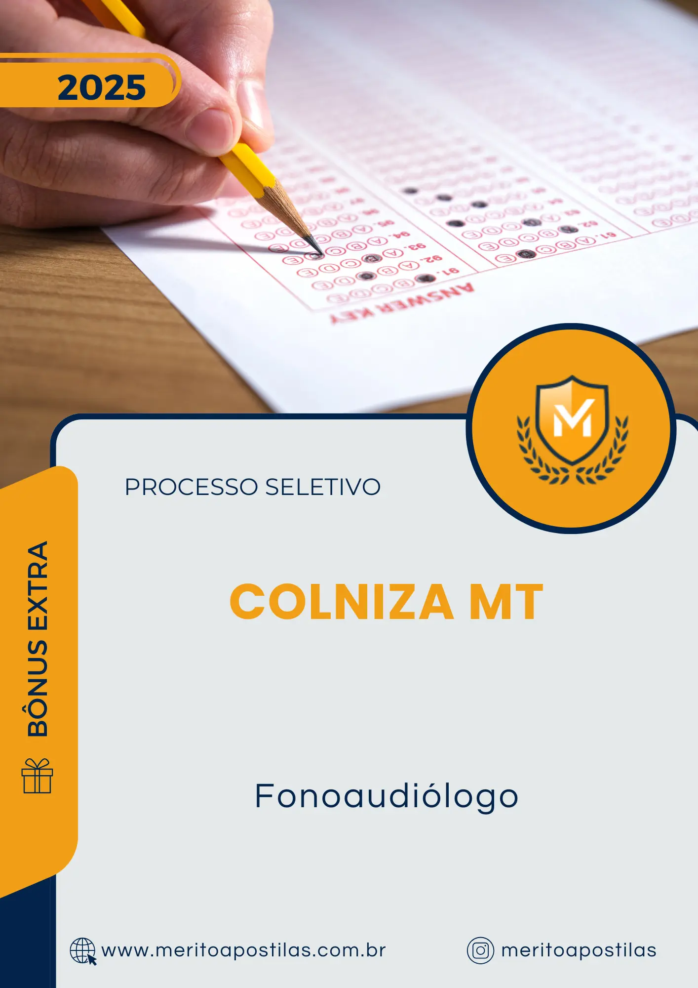 Apostila Fonoaudiólogo Prefeitura de Colniza MT 2025