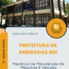 Apostila Mecânico De Manutenção De Máquinas E Veículos Prefeitura de Andradas MG 2026