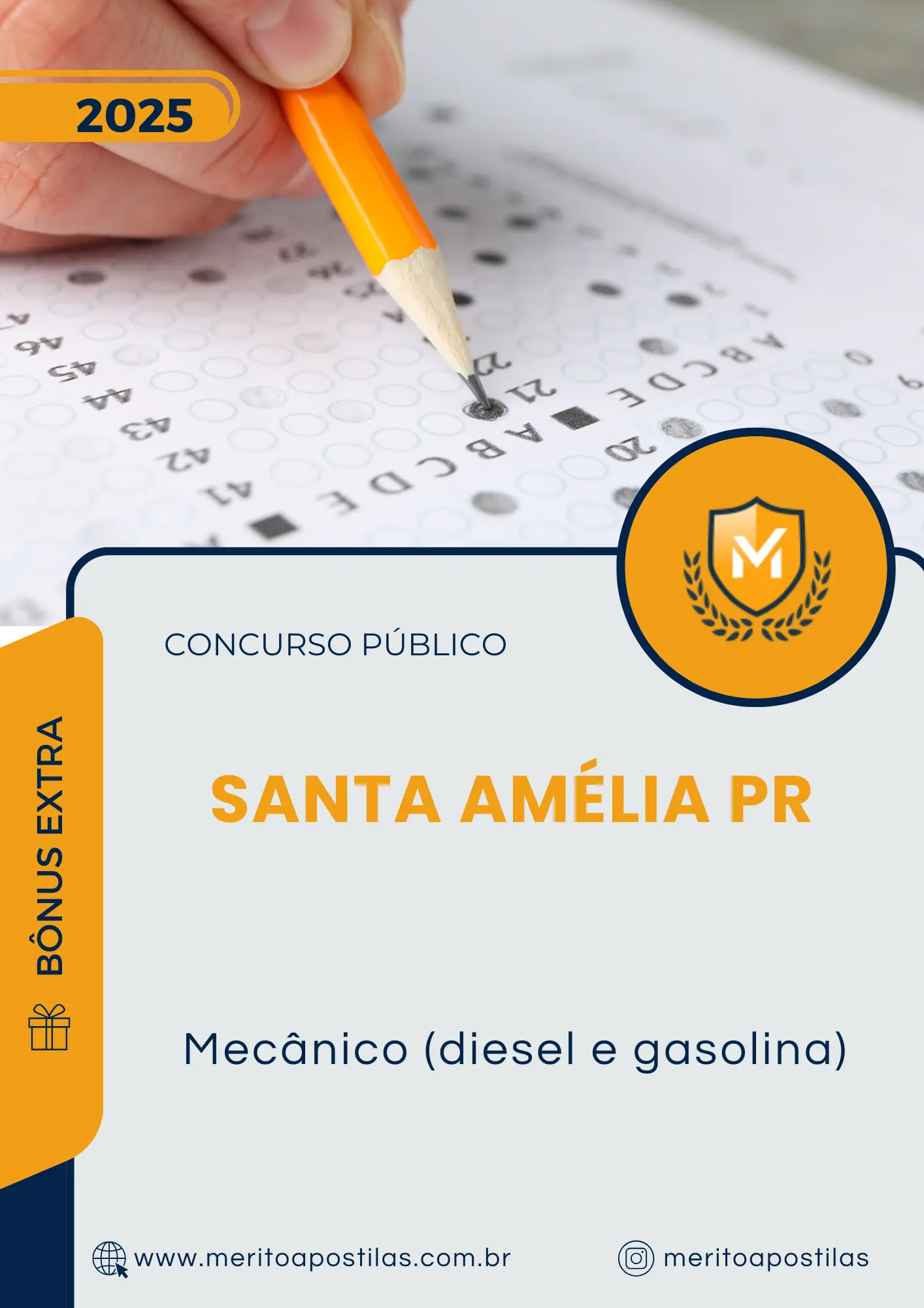 Apostila Mecânico diesel e gasolina Prefeitura de Santa Amélia PR 2025
