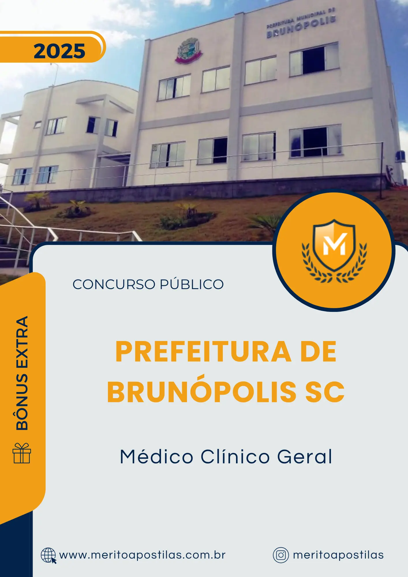 Apostila Médico Clínico Geral Prefeitura de Brunópolis SC 2025