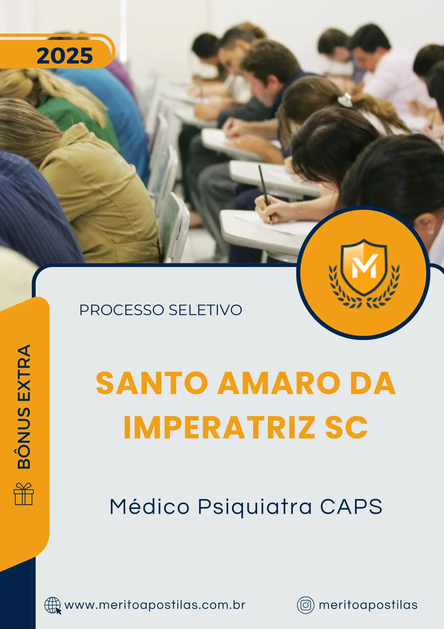 Apostila Médico Psiquiatra CAPS Prefeitura de Santo Amaro da Imperatriz SC 2025