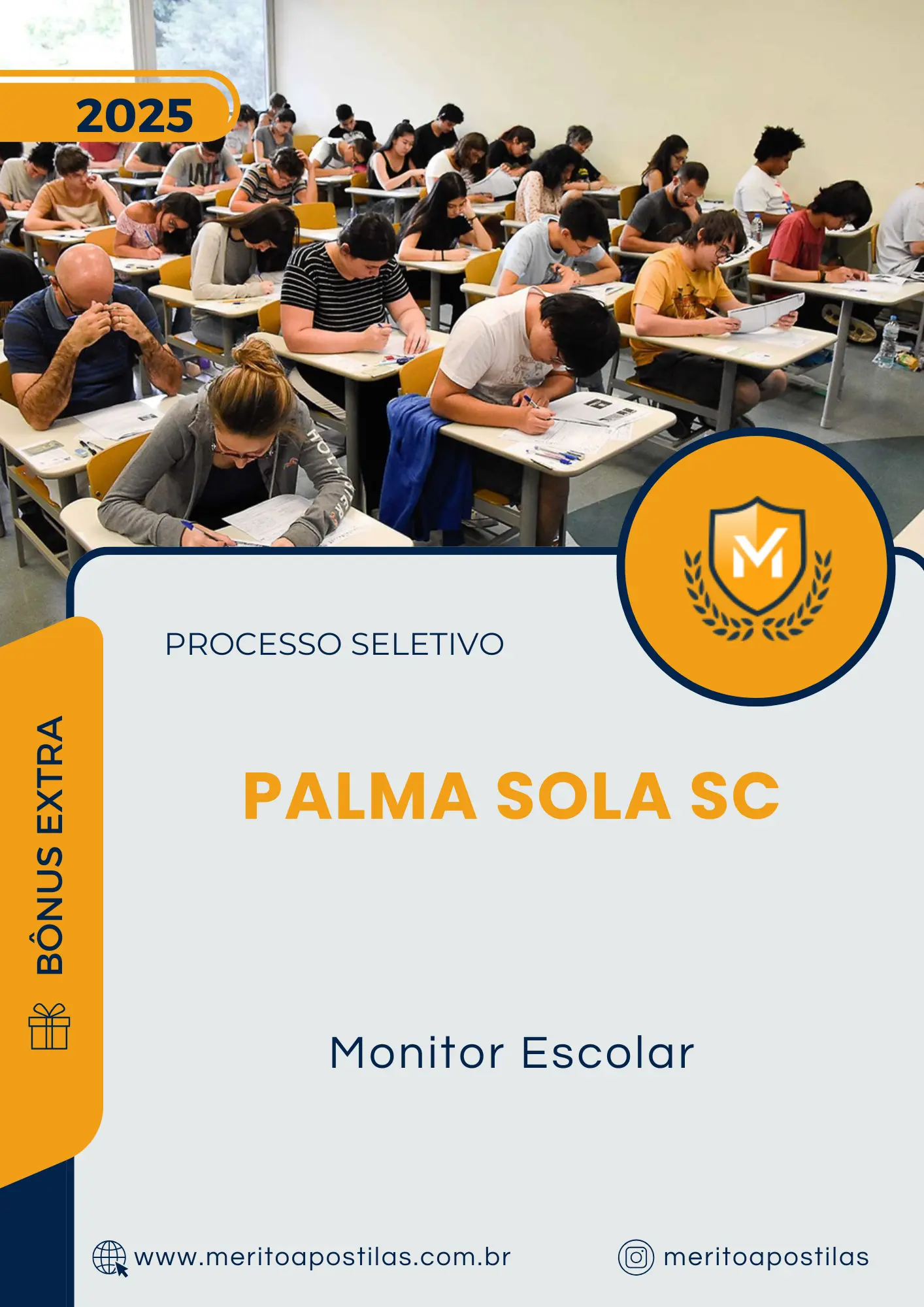Apostila Monitor Escolar Prefeitura de Palma Sola SC 2025