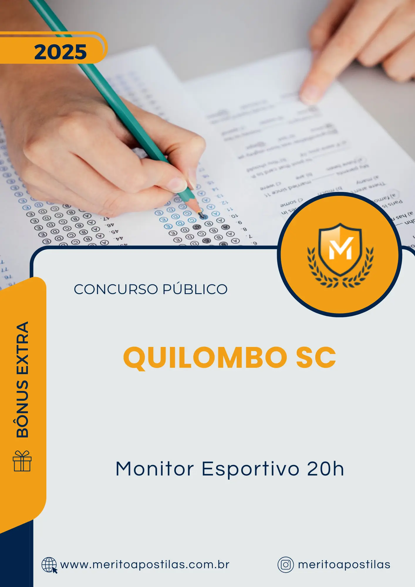 Apostila Monitor Esportivo 20h Prefeitura de Quilombo SC 2025