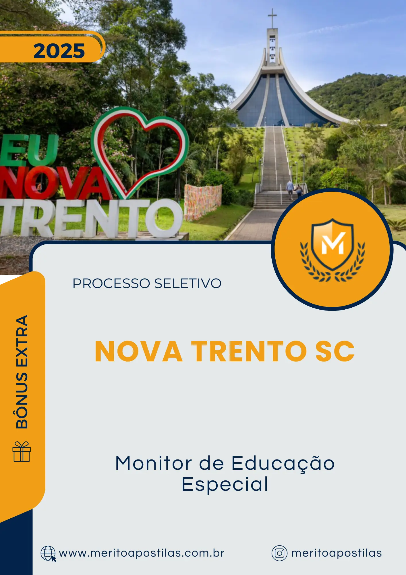 Apostila Monitor de Educação Especial Prefeitura de Nova Trento SC 2025
