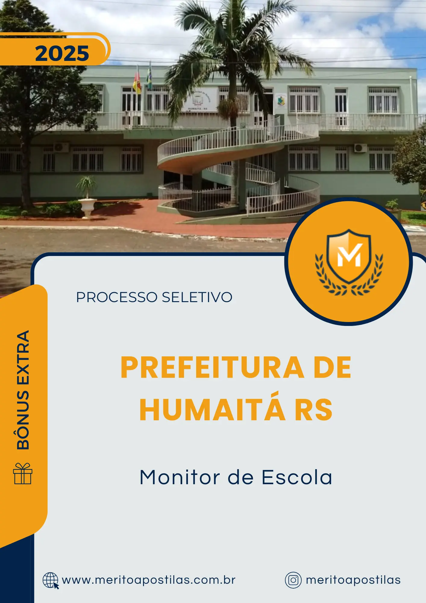 Apostila Monitor de Escola Prefeitura de Humaitá RS 2025