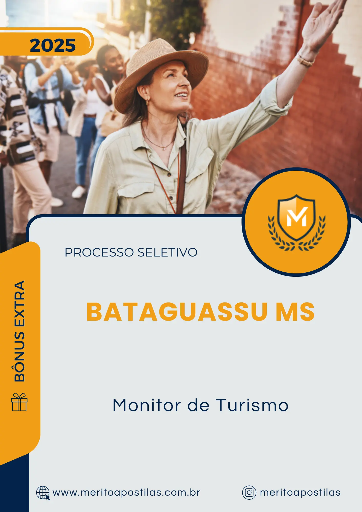 Apostila Monitor de Turismo Prefeitura de Bataguassu MS 2025