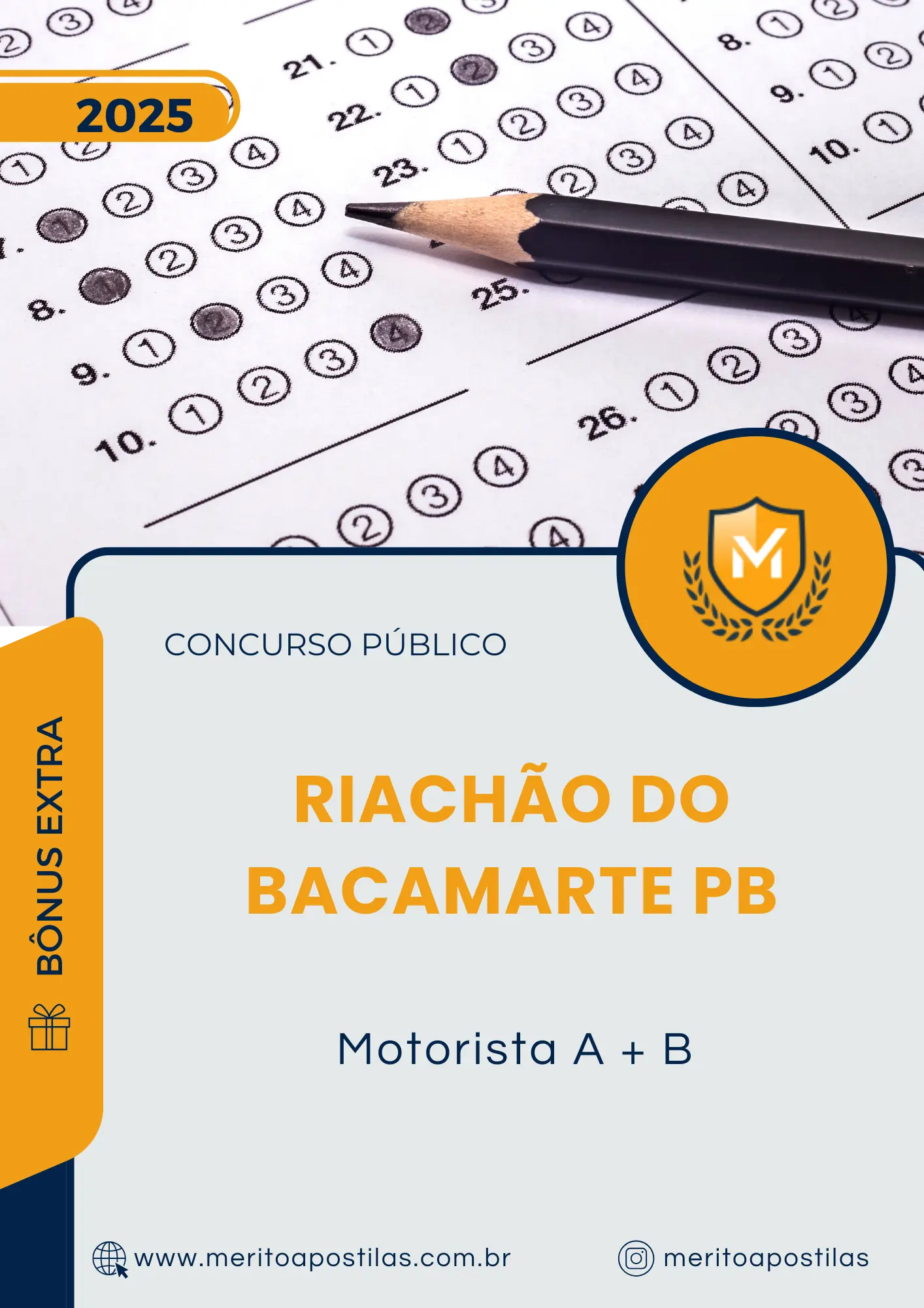 Apostila Motorista A B Prefeitura de Riachão do Bacamarte PB 2025