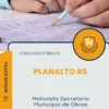 Apostila Motorista Secretaria Municipal de Obras Prefeitura de Planalto RS 2025