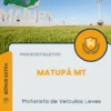 Apostila Motorista de Veículos Leves Prefeitura de Matupá MT 2025