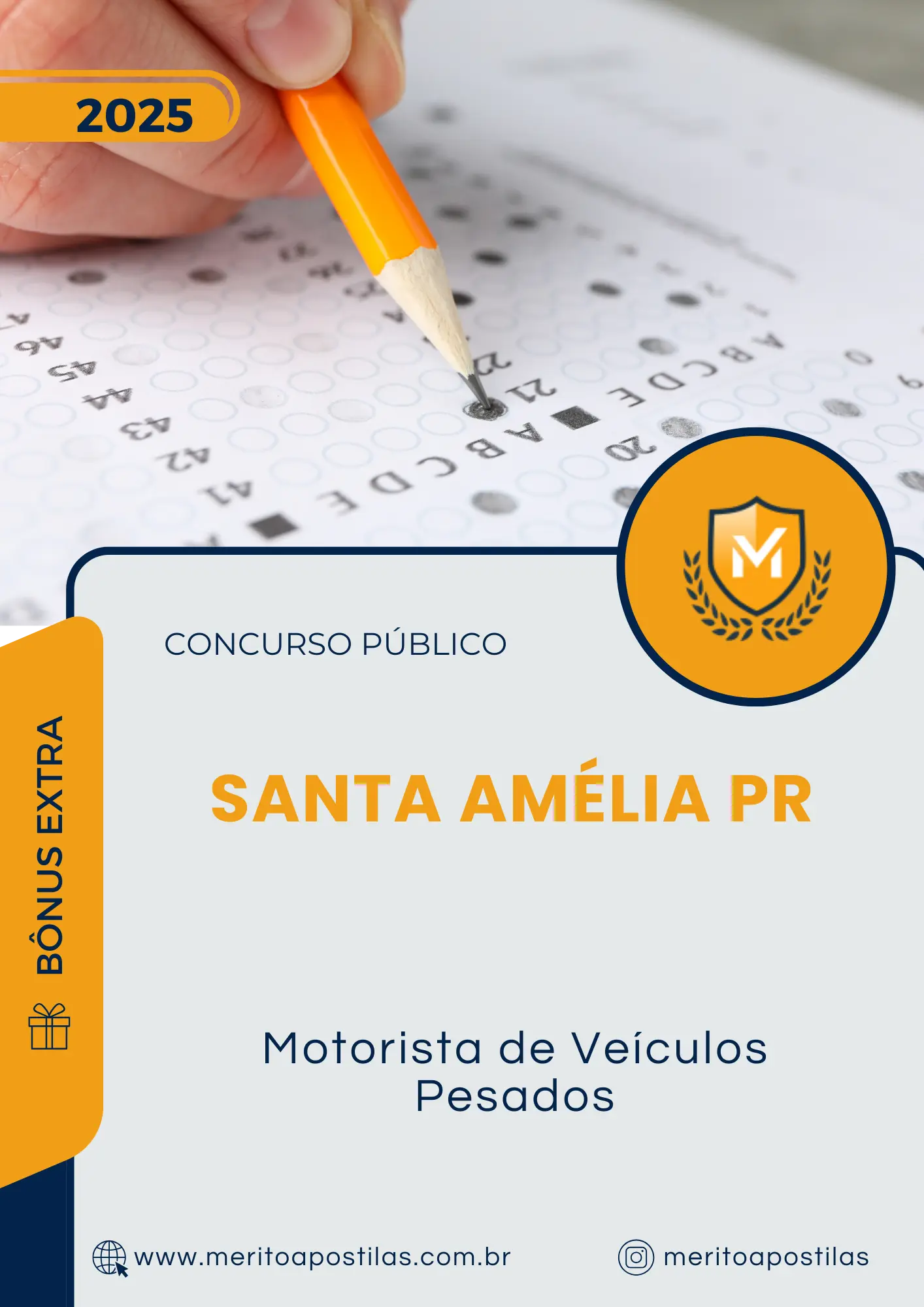Apostila Motorista de Veículos Pesados Prefeitura de Santa Amélia PR 2025