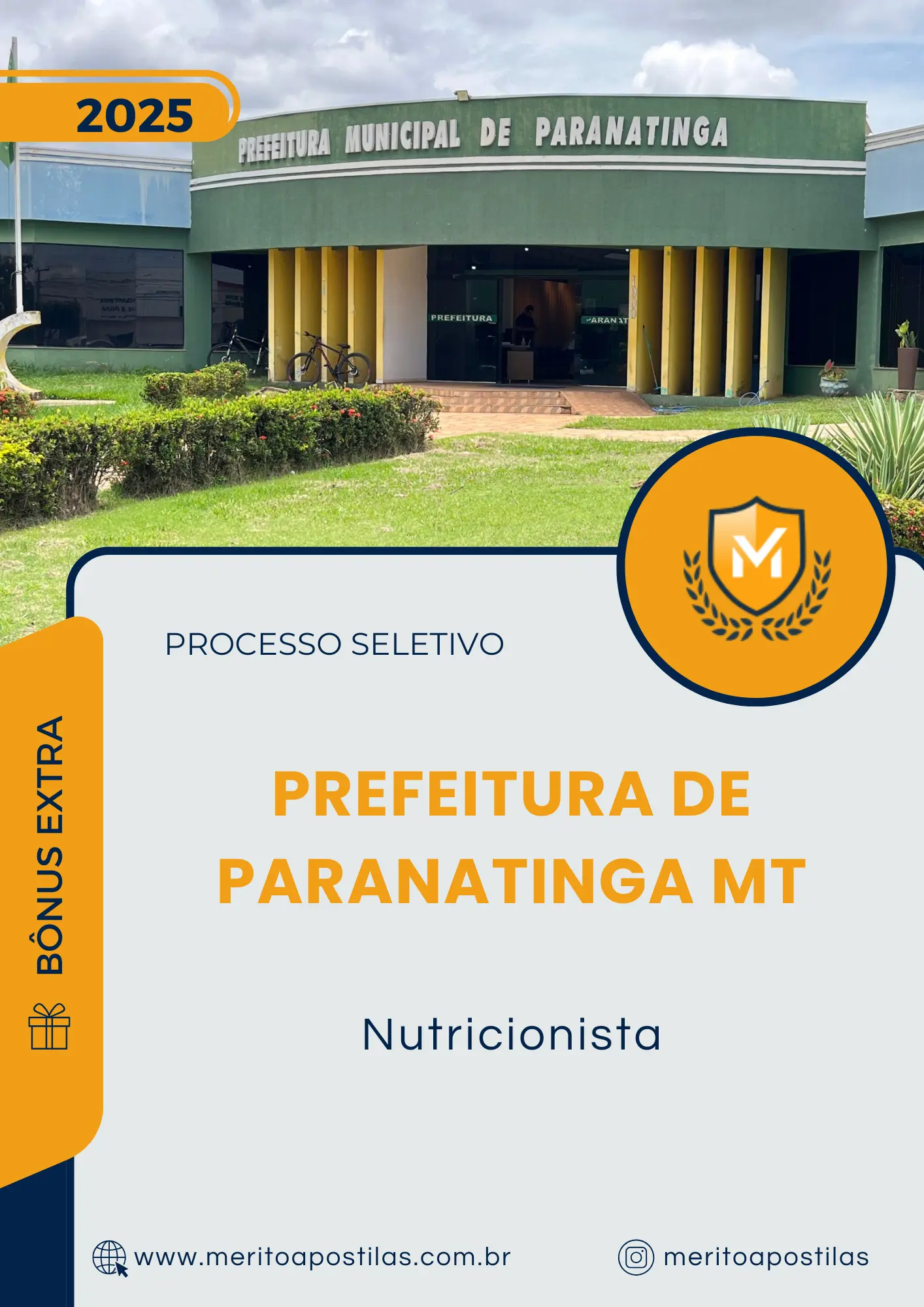 Apostila Nutricionista Prefeitura de Paranatinga MT 2025