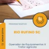 Apostila Operador de Equipamentos II Trator agrícola Prefeitura de Rio Rufino SC 2025