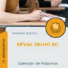 Apostila Operador de Máquinas Prefeitura de Erval Velho SC 2025