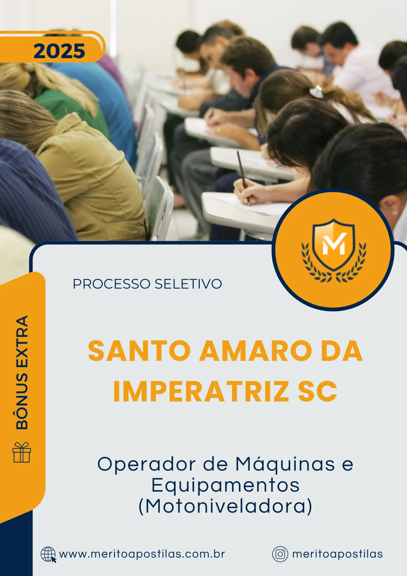 Apostila Operador de Máquinas e Equipamentos Motoniveladora Prefeitura de Santo Amaro da Imperatriz SC 2025