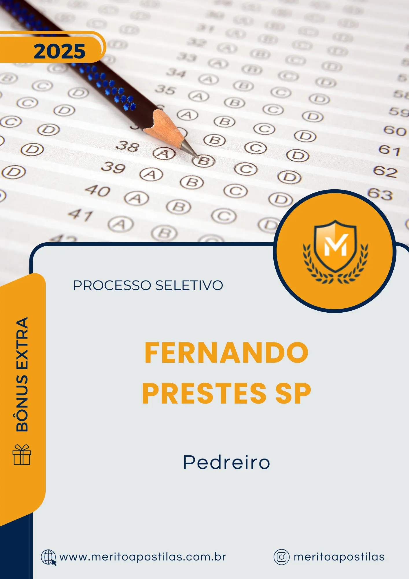 Apostila Pedreiro Prefeitura de Fernando Prestes SP 2025
