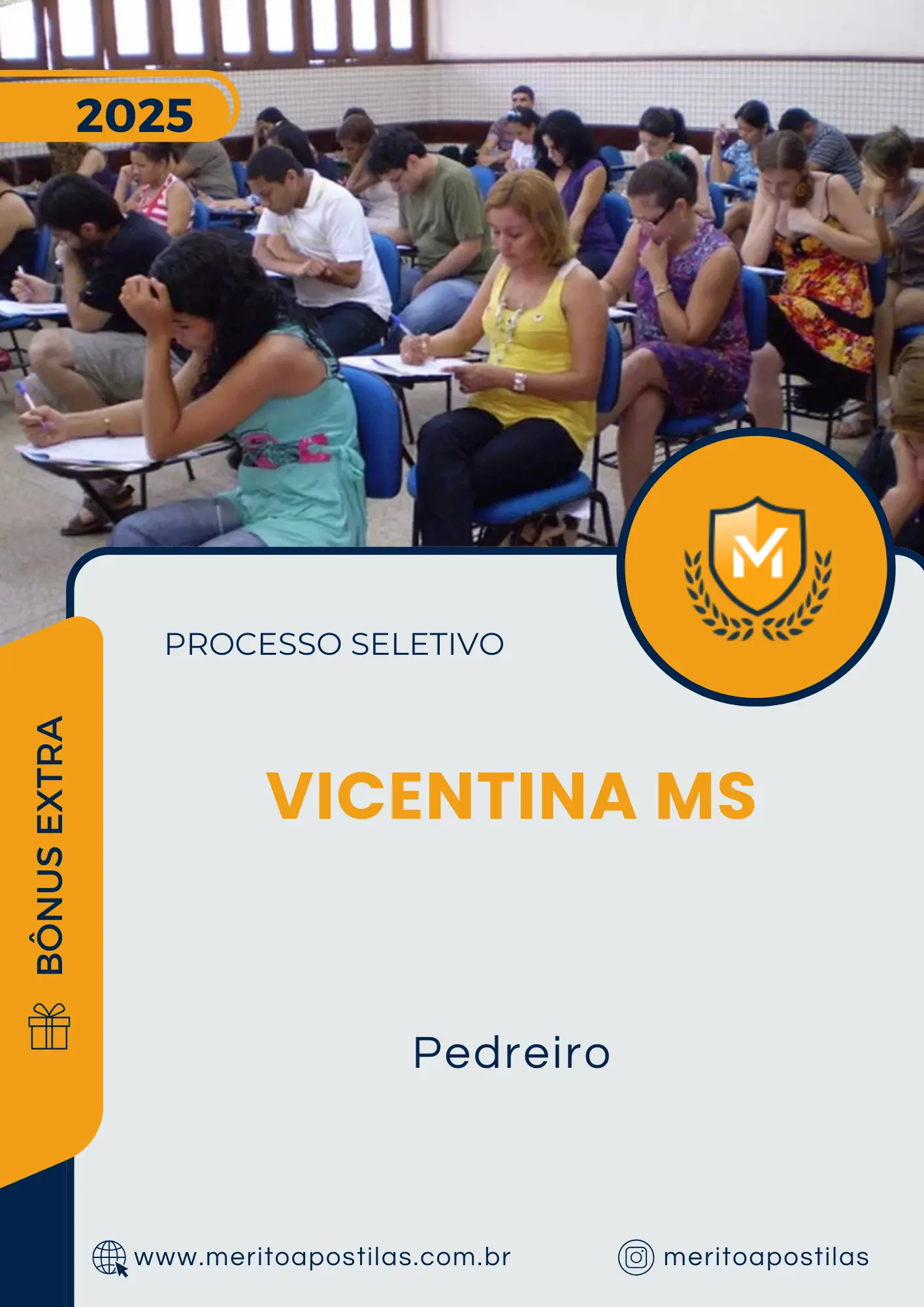 Apostila Pedreiro Prefeitura de Vicentina MS 2025